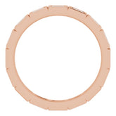 14K Rose 1/3 CTW Natural Diamond Eternity Band Size 5